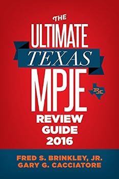 Paperback The Ultimate Texas MPJE Review Guide 2016 Book