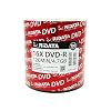 500 Pack Ridata DVD-R 16X 4.7GB 120 Min Silver Logo Top Blank Data Video Media Recordable Disc