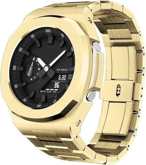 Kit montre acier inoxydable GA2100 bracelet homme accessoires retrofit