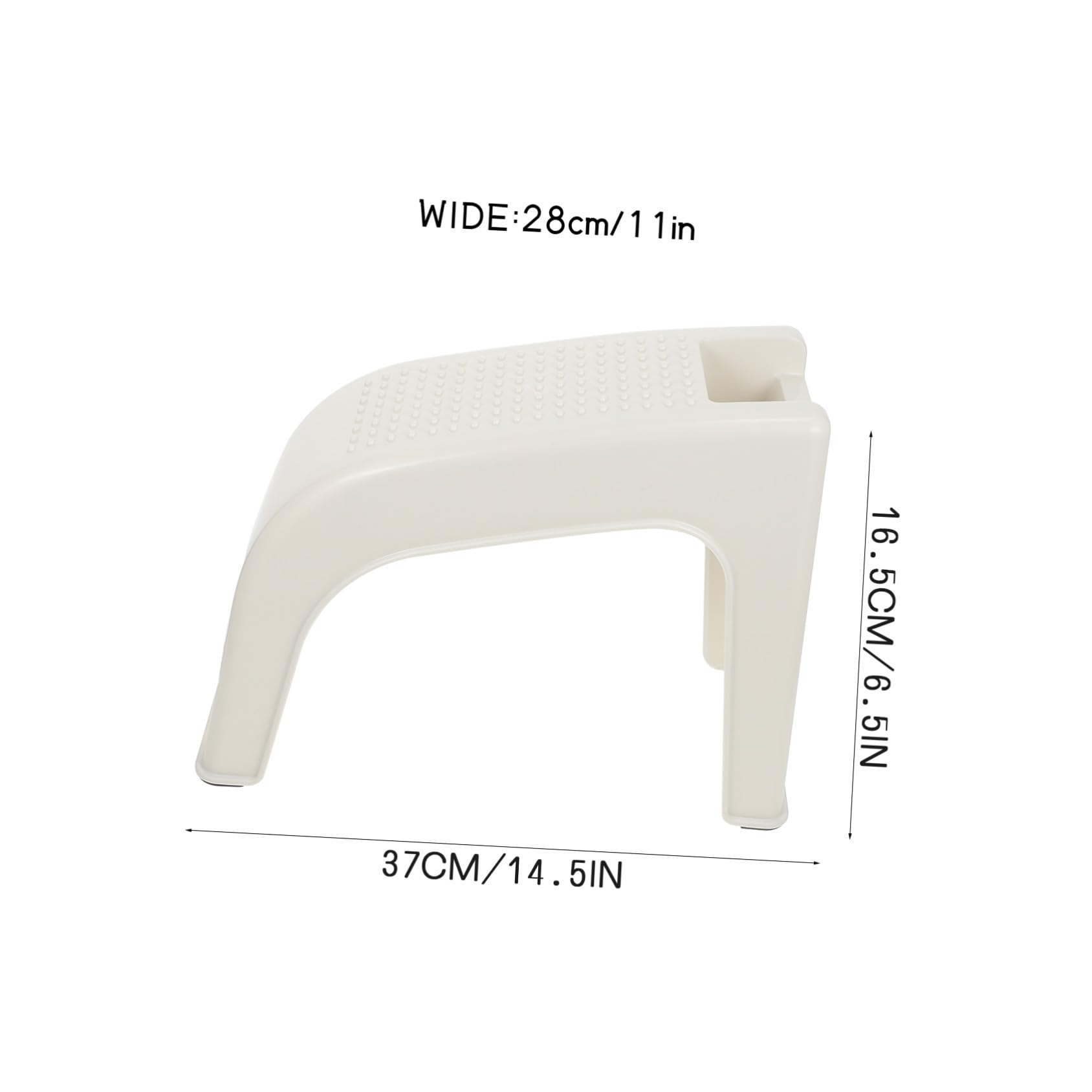 POPETPOP 1pezzi Sgabello Per Pedicure in Plastica Poggiapiedi Antiscivolo Per Bagno Supporto Pratico Per Nail Art Adatto Per Uso Domestico e Salone Estetico