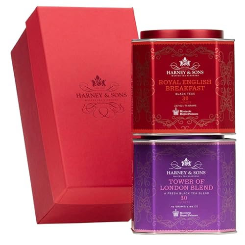 Harney & Sons HRP Royal Duo Gift of Tea, con desayuno inglés y torre de Londres