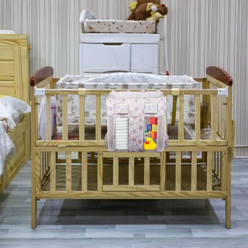 Sac de lit de bébé et organiseur de chevet à multiples compartiments