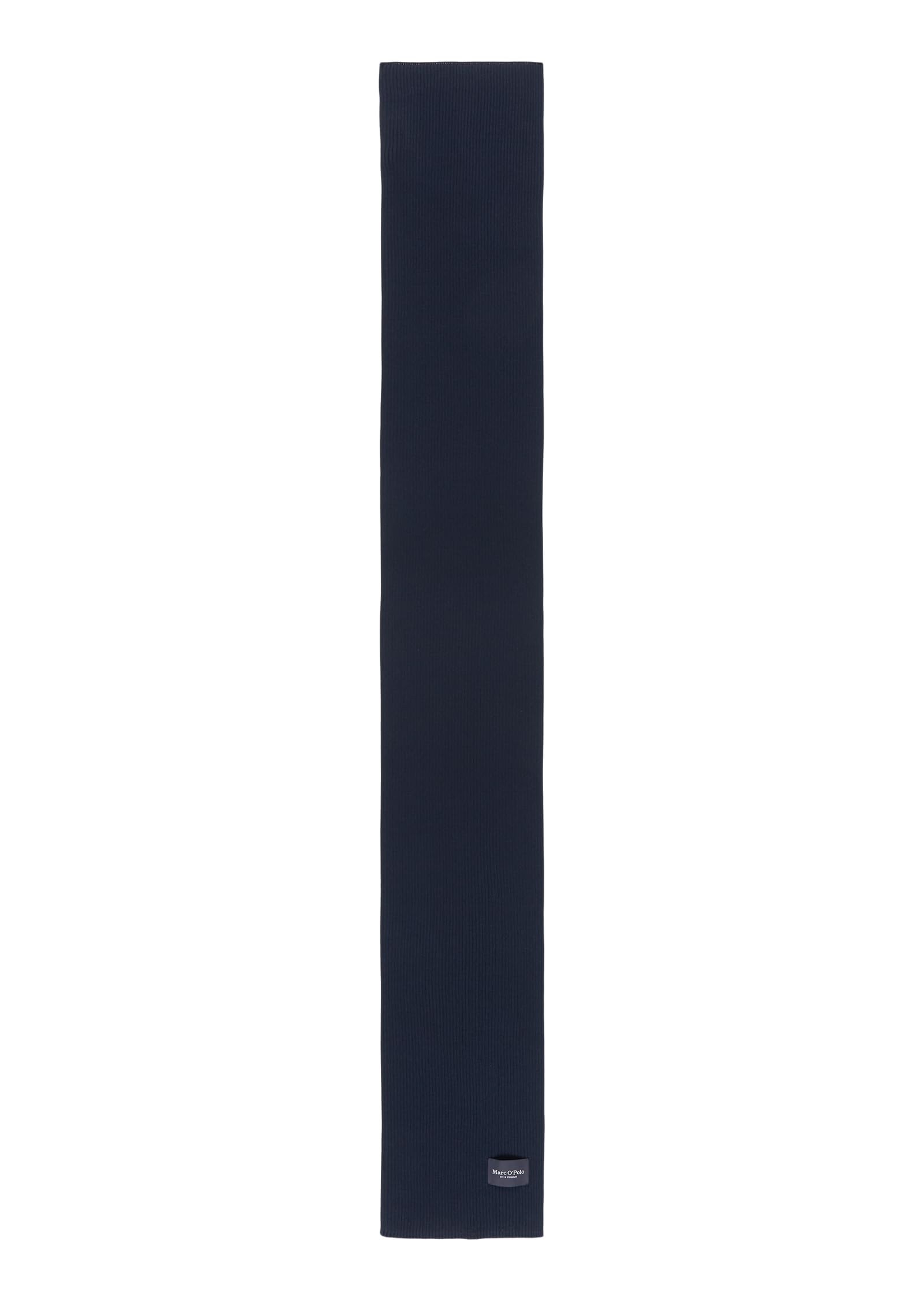 Marc OߴPolo Herren Schal aus Bio-Baumwolle weich, Blau (Dark Navy), One Size