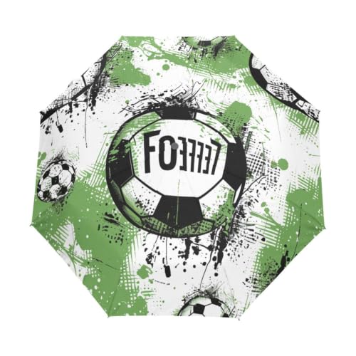 Parapluie ballon de football automatique cadeau idéal pour fille et enfant passionné