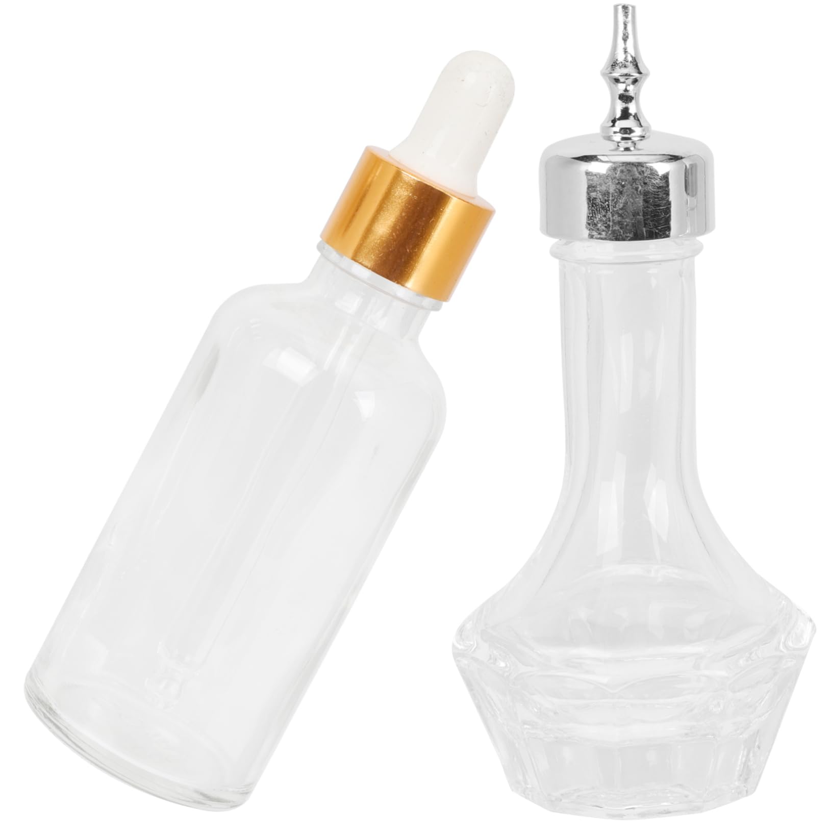 HOLIDYOYO Set of 2 Bitters Bottle for Cocktails Bar Supplies Japanese Design Bitter Dispenser Bottles