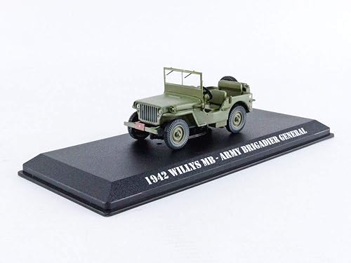 Greenlight 86593 MASH (Serie de TV 1972-83) - 1942 Willys MB - General de Brigada del Ejército Escala 143 MASH
