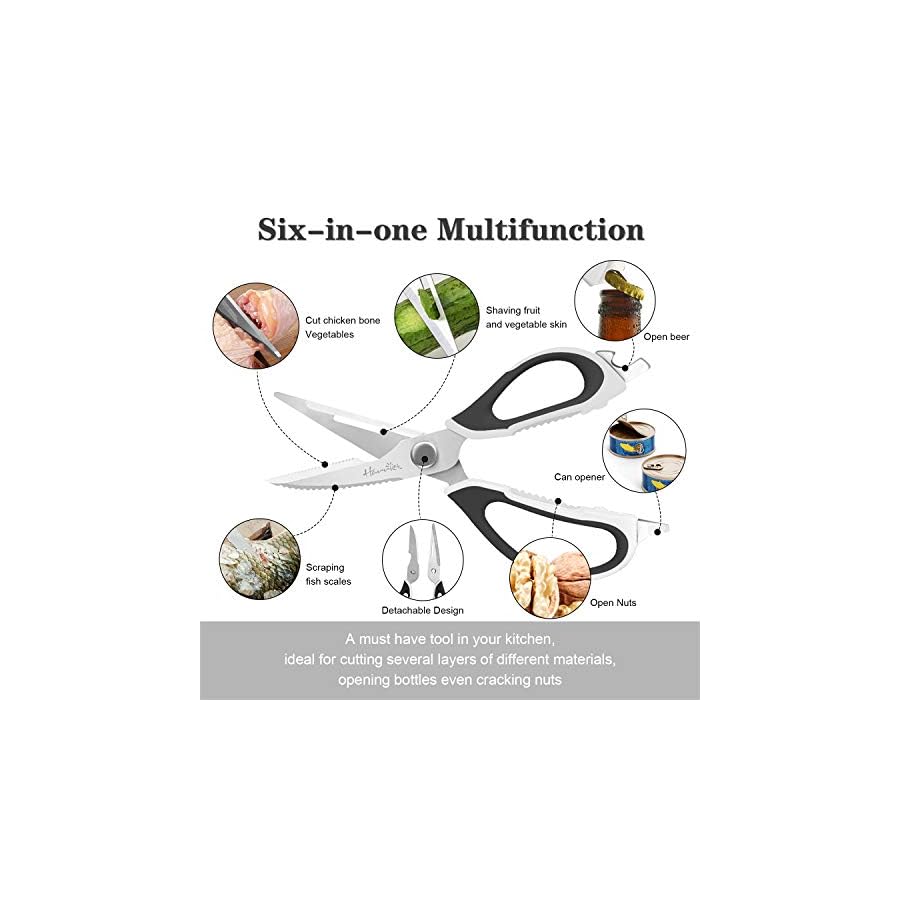 Kitchen Knives Set, Harriet 14-Piece Knife Block Set with Multifunctional Kitchen Shear and Sharpening Steel, High-Carbon Stainless Steel Chef Knife Set, Classic Forged Triple Rivet