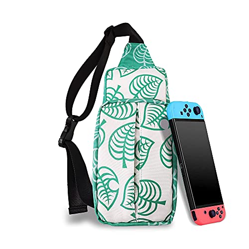 Animal Crossing Switch Case For Nintendo Switch Travel Bag Backpack For Switch Console Joy-Con Grip Dock & Accessories Portable Shoulder Bag Storage Animal Crossing New Horizons Cases For Boy Girl