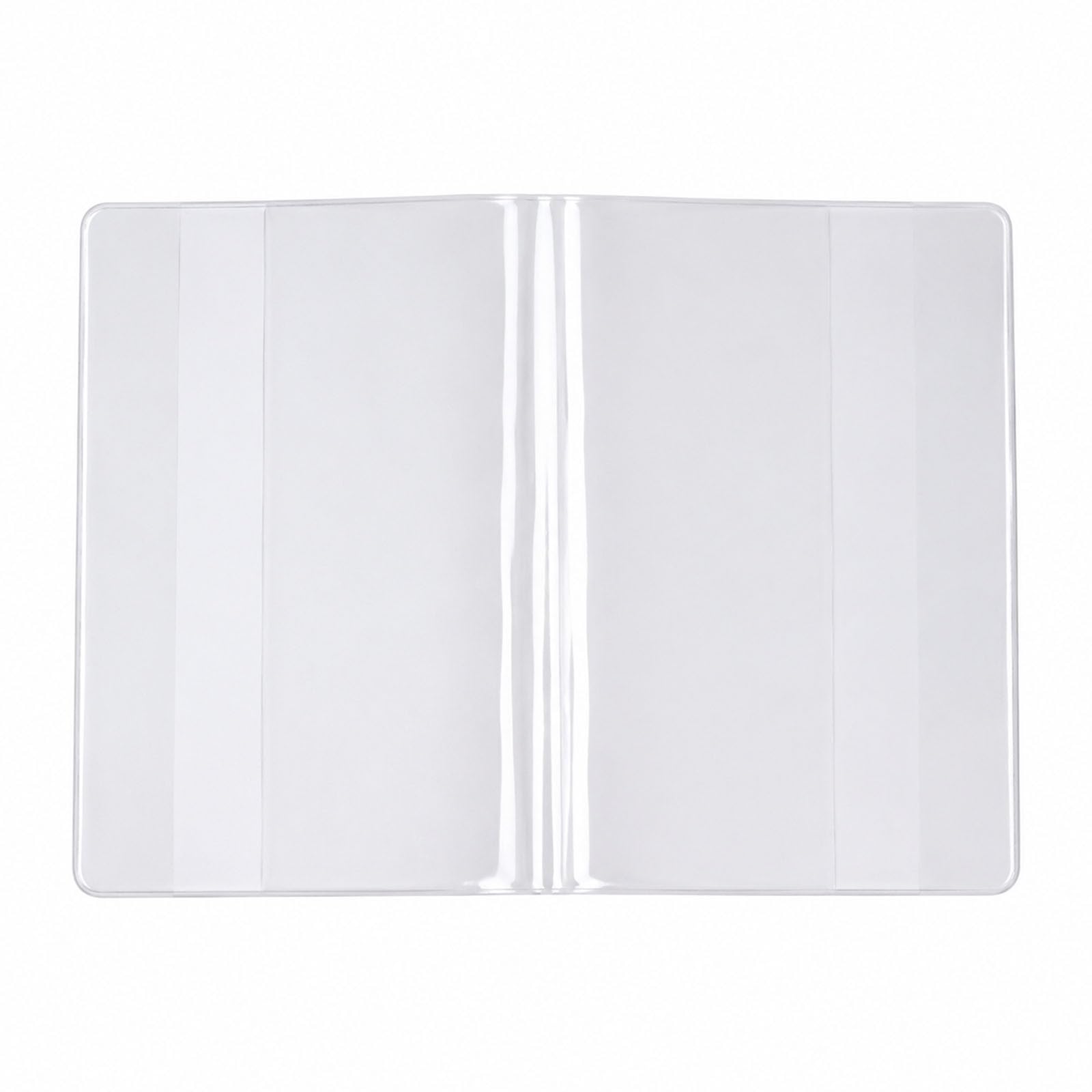 PAZNZJT A5 Clear PVC Book Cover, Waterproof Sleeve for Notebooks & Albums