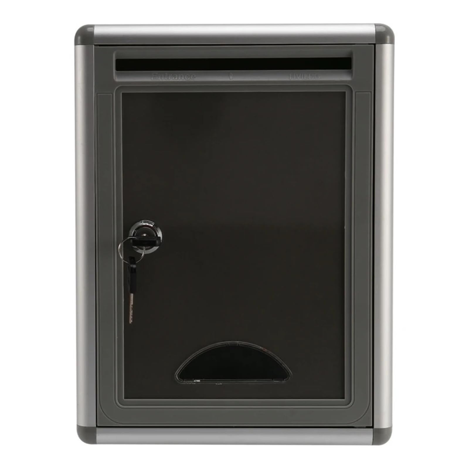 Mailbox Vintage Aluminum Alloy Lockable Secure Mail Letter Post Box Mailbox Post Box For Home Garden Ornament Decor