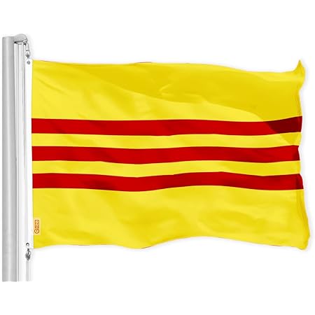 Bandiera Vietnam Del Sud 3x5 Piedi – G128, Poliestere 150D, Per Interno/esterno