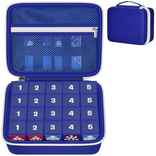 GWCASE Carrying Case Compatible with Uzzle 3.0 Board Game, Family Board Games for Adults & Children, Block Puzzle Games Portable Organizer, for Travel & Home Storage (Bag Only)