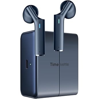 Timekettle W4 Al Translator Headphones Bi-Directional Simultaneous Translation Translation Device Bone Voice Sensor for Clarity Compatible with iOS & Android GDPR Protected Privacy