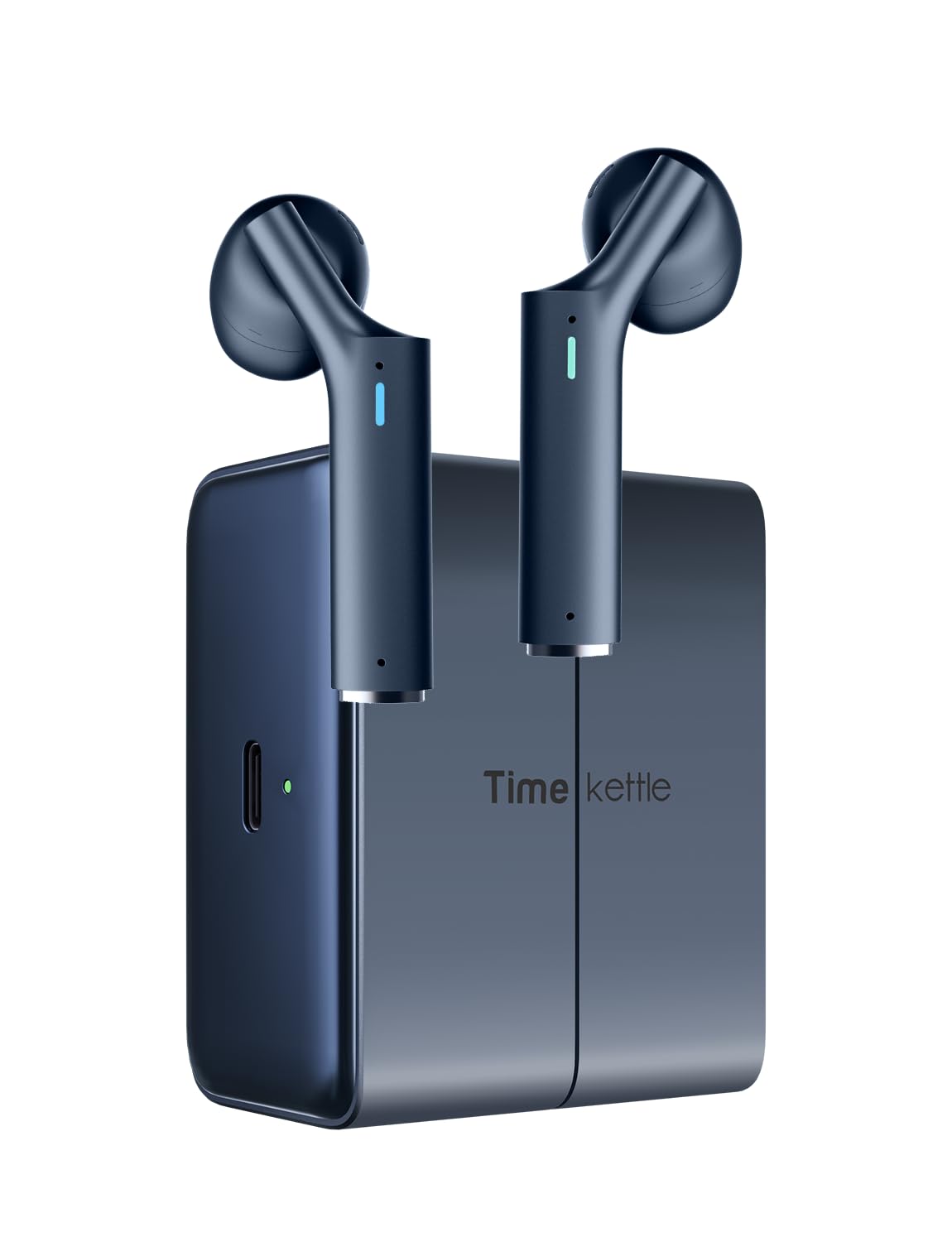 Timekettle W4 Al Übersetzer Kopfhörer, Bidirektionale Simultanübersetzung, Knochenstimmensensor, Kompatibel mit iOS & Android