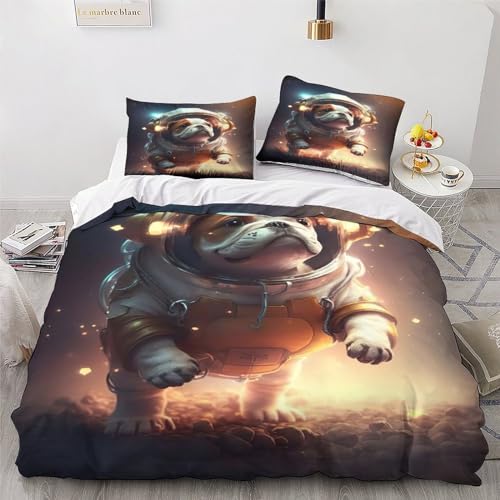 Housse de couette microfibre et coton 220x240cm durable et douce supérieure - 4