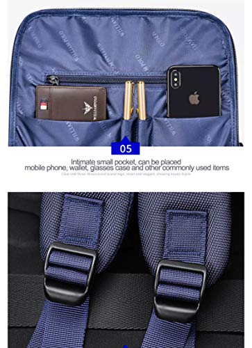 Mochila William Polo Original Masculina Modelo Future - Azul