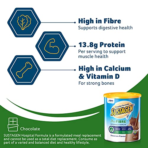 Sustagen Hospital Active + Fibre 840g Chocolate