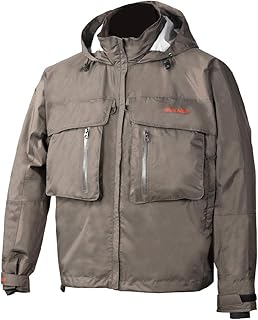 Aquaz Kenai Wading Jacket, Lightweight Breathable Fishing Jacket [Large]