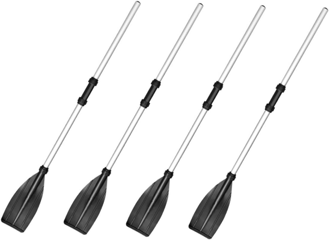 ibasenice Detachable Aluminum Canoe Paddle 2 Pairs Kayak Boat Oars Boat Accessories Aluminum Paddle