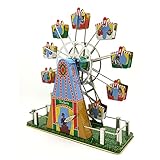 SPIELSPASS: Drehen Sie den Knopf des Aufziehspielzeugs ein paar Mal und beobachten Sie, wie es springt, rennt, sich dreht, flattert und so weiter. Kinder werden so viel Spaß an diesen kleinen Uhrwerkspielzeugen haben.