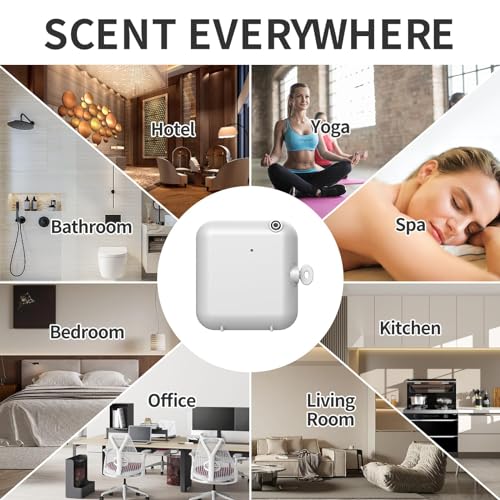 Diffuseur d'huiles essentielles sans eau et système de diffusion par nébulisation maison - 7