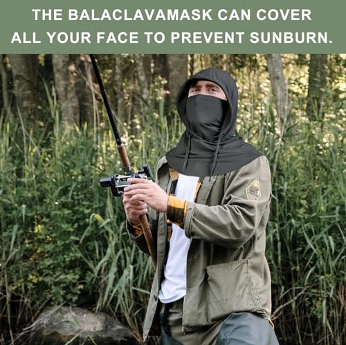 Pacote com 3 máscaras de verão balaclava sol proteção UV respirável máscara facial para homens mulhe