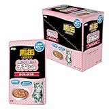 黒缶 パウチ 子ねこ用 まぐろとかつお 総合栄養食 やわらかゼリータイプ 60g×12個セット
