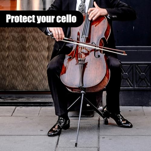 image for Gosknor 4pcs Cello Endpin Rubber Tip, Black Cello Endpin Stopper Cello