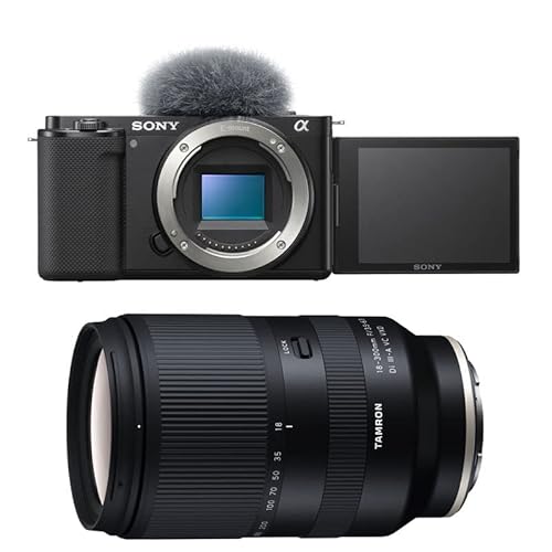 Kit Photo Personnalisé crée à l'aide de SONY Alpha ZV-E10 Noir + TAMRON 18-300 VC Noir