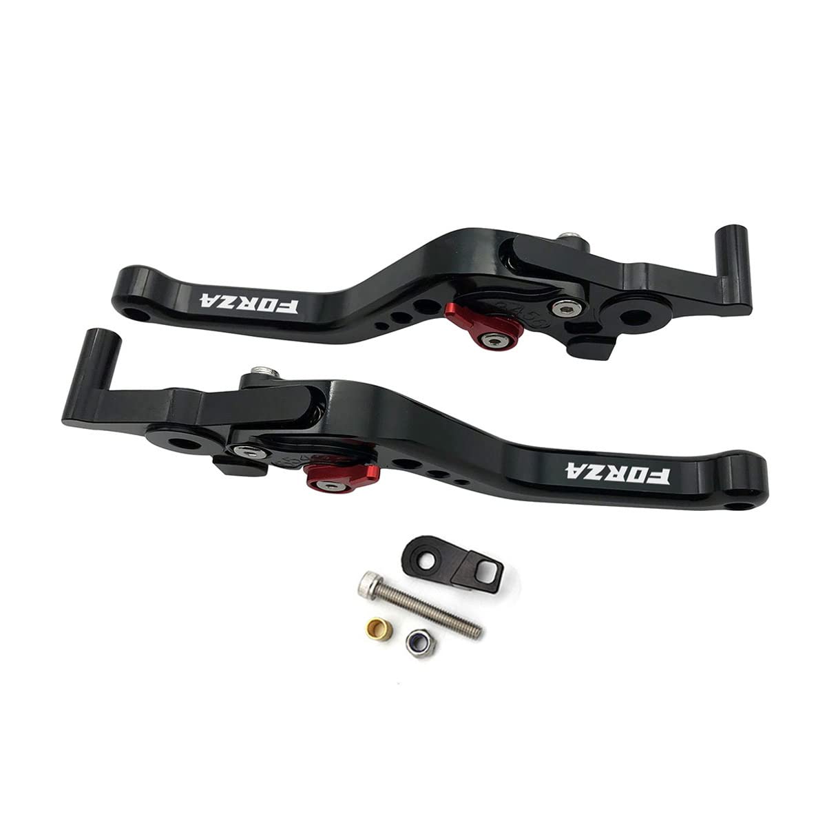 通用 LongGreat Maniglia per leve frizione freno corto CNC per Honda FORZA 125 250 300 2010-2022