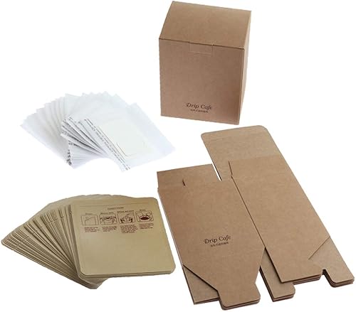 Miniatura 2 de 105pcs Desechables Colgantes Oído Bolsas de Café de Goteo Portátil Bolsas de Filtro de Café