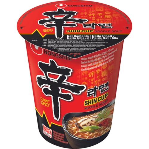 Image of Nongshim Shin Cup Noodle Soup, 2.4 oz ℮ 68 g