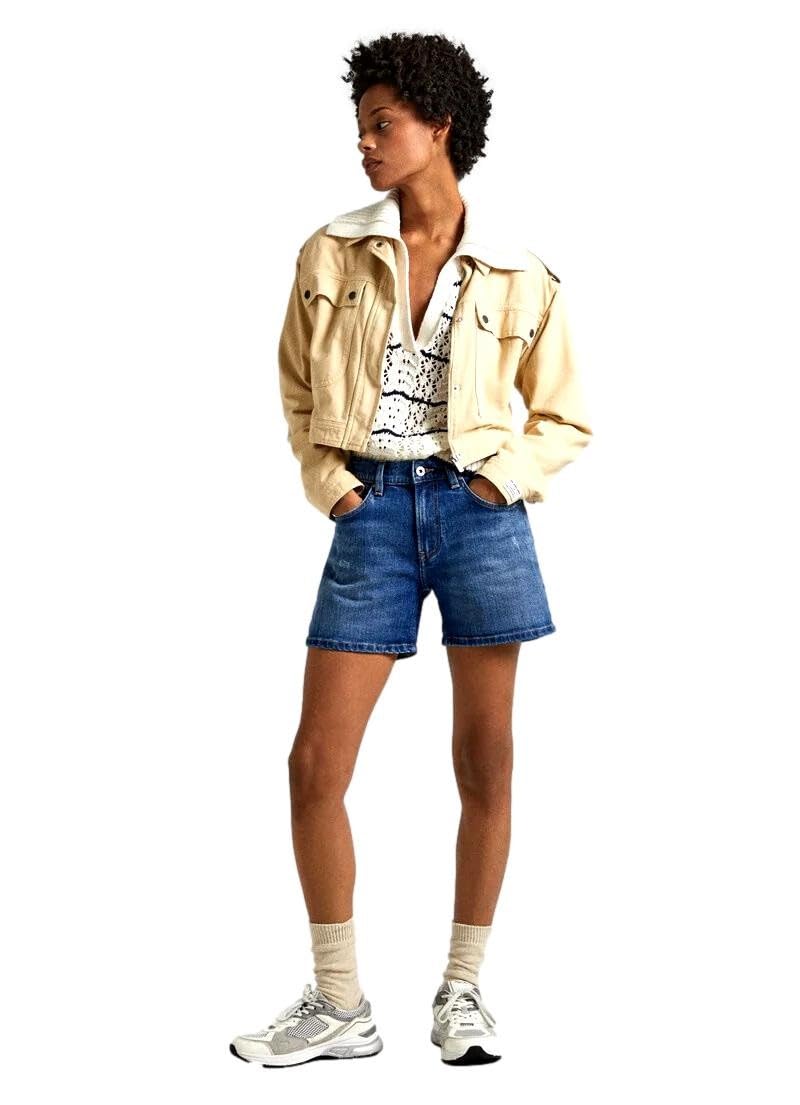 Pepe Jeans Straight Short HW Shorts para Mujer