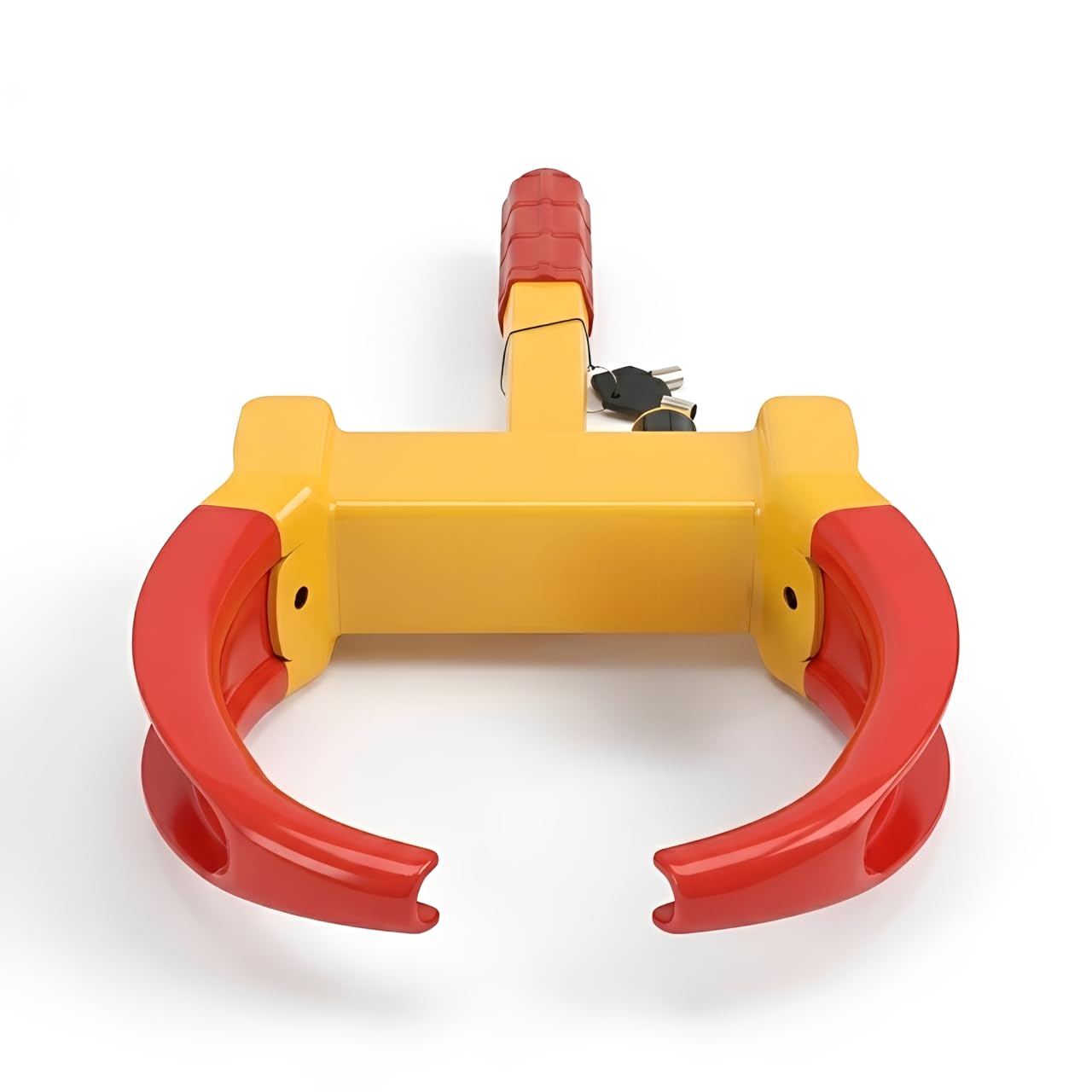 Wheel clamp Lock with 2 Keys for Trailers Cars Wheel Lock antitheft Adjustable Tyres Security Clamp Powerful Locking Device