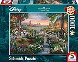 Puzzlemaße: 69,30 x 49,30 cm Schmidt Spiele 59489 Thomas Kinkade, Disney, 101 Dalmatiner, 1000 Teile Puzzle, Bunt