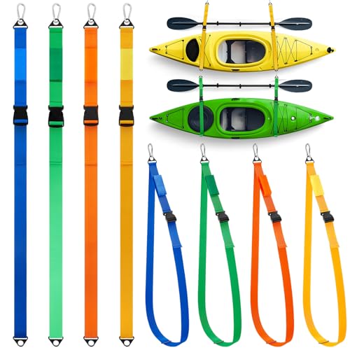 Sangle de suspension pour kayak rangement mural snowboard lot de 8