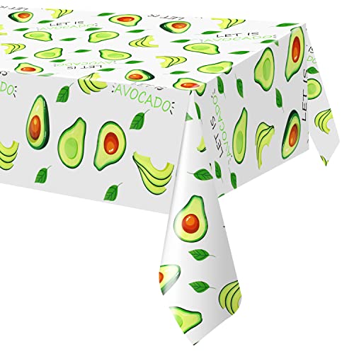 Pandecor Avocado Birthday Party Plastic Tablecloth,1 Piece Fruit Themed Party Favors Table Cover For Baby Shower And Birthday Party #TOP11