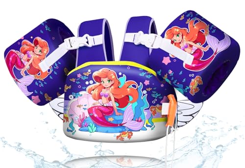 BiutiMama Toddler Floaties, Kids Swim Vest for 22-66 Lbs, Arm ...