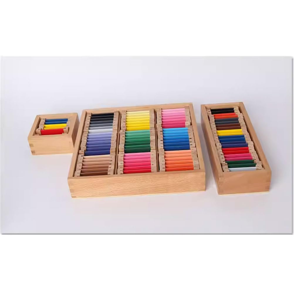 Pomoce dydaktyczne Montessori Zabawki edukacyjne dla dzieci Wczesna edukacja Sensoryczna Profesjonalna edycja Tablica kolorów Szkolenie inteligencji dzieci
