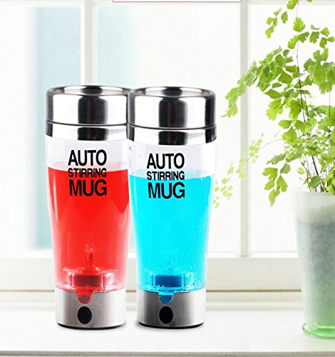 Mengshen Mug Self Stirring Tazas Cup Portable Multipurpose Mixer Auto Mixing Coffee Tea Cup Protein Shaker Mixer Double… - Imagen 3