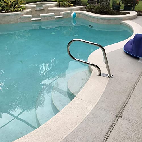 Barandal para piscina de acero inoxidable miniatura 6