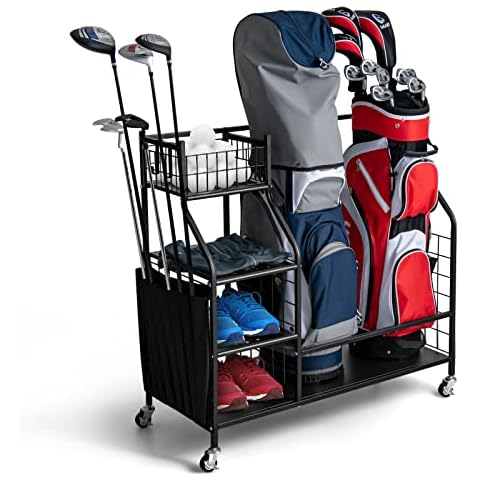 Support de Rangement Golf COSTWAY Cover