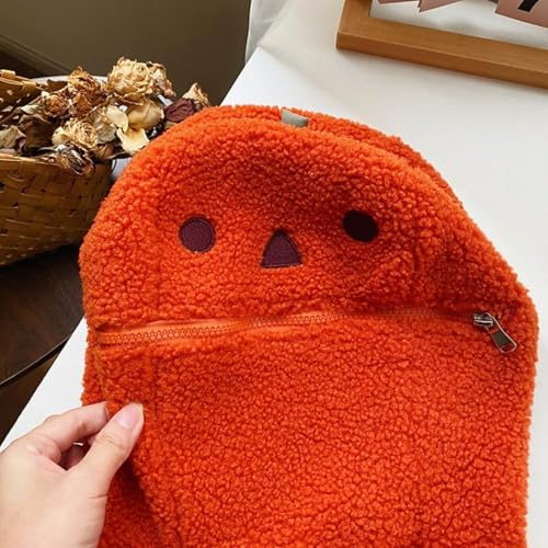 Girls Black Zip Up Hoodie Pumpkin Hooded Sweatshirt Boys and Girls Halloween Long Sleeve Pullover Fuzzy3