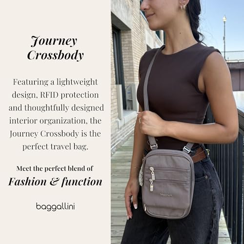 Image of Baggallini Journey Crossbody Bags for Women 9x6 Small Lightweight Travel Handbag W /RFID