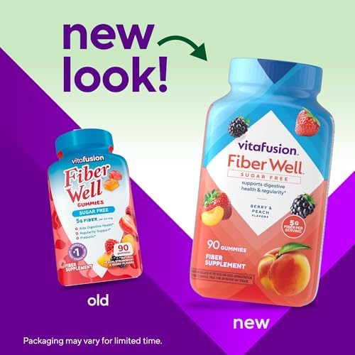 Fiber Well Gummy Vitamins, 90 Count (Packaging May