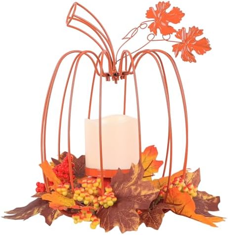 NEEDOMO Thanksgiving Decorations for Home,Fall Pumpkin Lanterns D...
