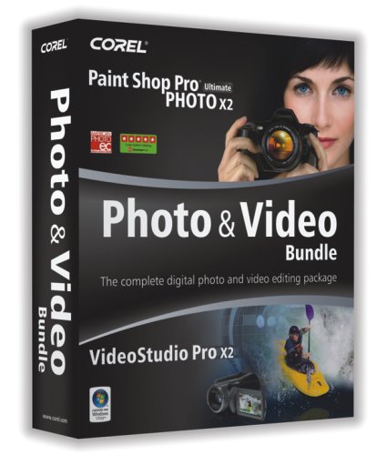 Corel Paint Shop Pro Photo X2 Ultimate & VideoStudio Pro X2 Bundle OLD VERSION