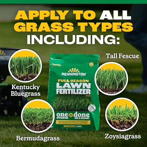 Pennington Full Season Lawn Fertilizer 32-0-5 4M 11.2lb - Thumbnail 4