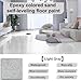 Epoxy Colored Sand Floor Paint, Louis Forest Epoxy Floor Paint, Self-leveling High Gloss Marble Effect Coating, Epoxys Floors Paints for Concrete, Waterproof, Non-Slip, Indoor and Outdoor (Covering 12 square feet,Light Gray)
