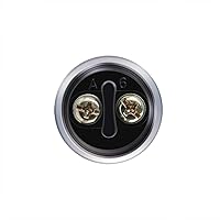 Vista 2 de Interruptor impermeable de 12 V 50 A, botón pulsador de coche, barco, pista, bocina, motor de arranque